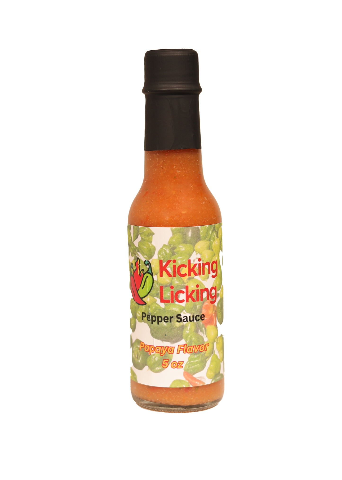 Kicking Licking Caribbean Breeze Papaya Hot Sauce